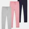 Friboo Niños BASIC GIRLS 3 PACK - Pantalones Deportivos - Pink, Grey, Dark Blue -VivaEstilo Ventas 0345824a38344641b5793ca8933d9e78
