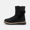 Friboo Niños LEATHER - Botas Para La Nieve - Black -VivaEstilo Ventas 16e20197954e4d3ba0e0542f62204c8b