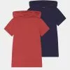 Friboo Niños BOYS HOODED TEE 2 PACK - Camiseta Estampada - Red/dark Blue -VivaEstilo Ventas 2c599497b0de4fb0b97412fb4f667eba