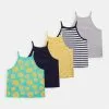 Friboo Niños STRAPPY VEST 5 PACK - Top - Multi-coloured - 917_yellow - 202_dark Blue - 503 1 Friboo Niños STRAPPY VEST 5 PACK - Top - Multi-coloured - 917_yellow - 202_dark Blue - 503 -VivaEstilo Ventas 437b7bf4871a49bcb3d0144617913401