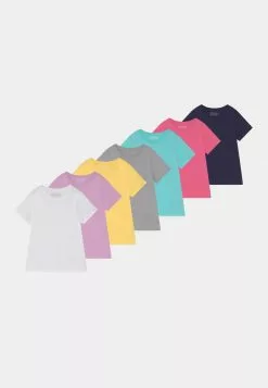 Friboo Niños GIRL TEE 7 PACK - Camiseta Básica - Multi-coloured