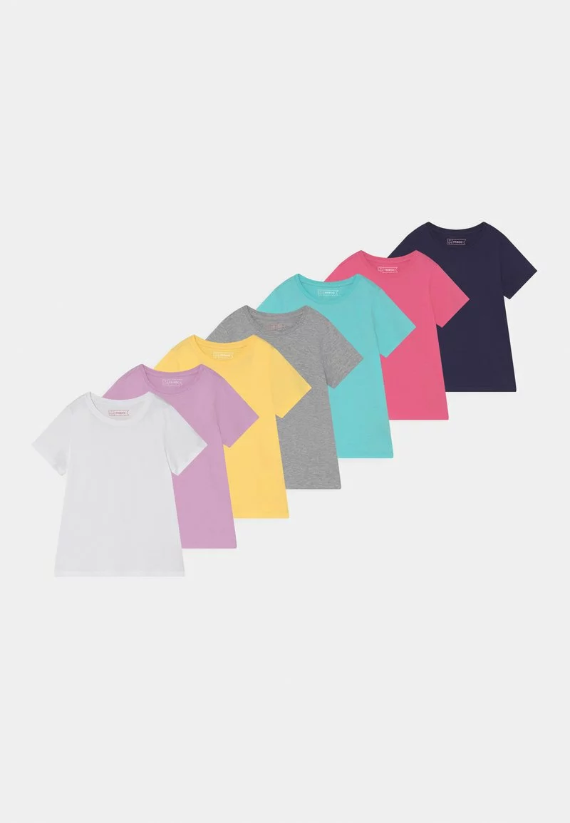 Friboo Niños GIRL TEE 7 PACK - Camiseta Básica - Multi-coloured 3 Friboo Niños GIRL TEE 7 PACK - Camiseta Básica - Multi-coloured