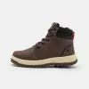 Friboo Niños Botines Con Cordones - Dark Brown
