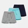 Friboo Niños SOLID SPORT 3 PACK - Shorts - Grey / Dark Blue /turquoise -VivaEstilo Ventas 5972bc651d0a440ab94bfe52669491d5