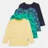 Friboo Hombre 4 PACK - Camiseta De Manga Larga - Yellow/dark Blue/green