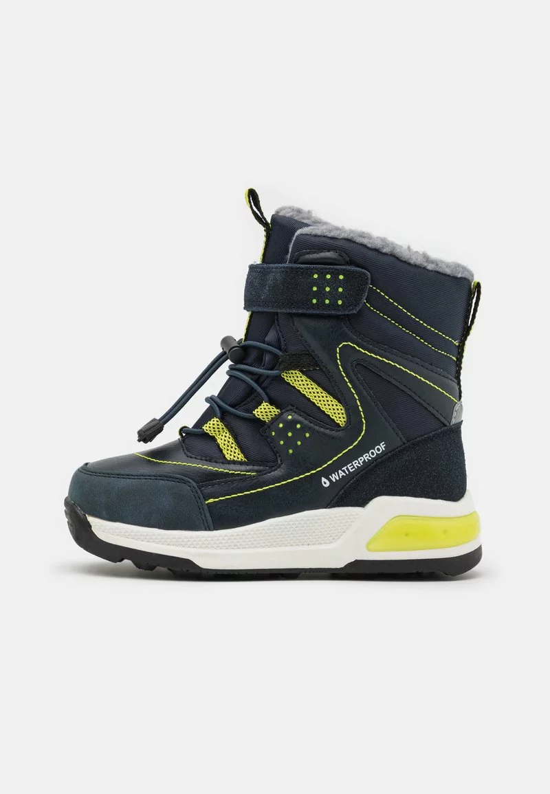 Friboo Niños Botas Para La Nieve - Dark Blue 3 Friboo Niños Botas Para La Nieve - Dark Blue