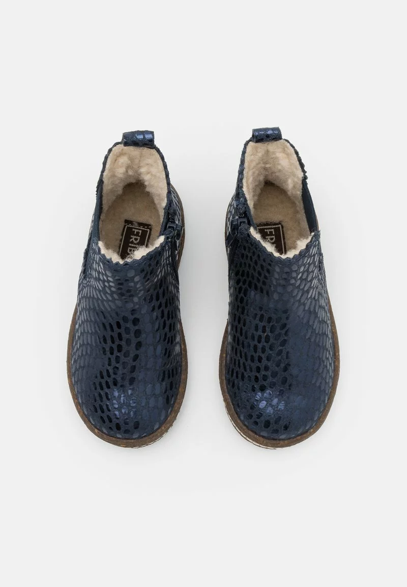 Friboo Niños LEATHER - Botines - Dark Blue 6 Friboo Niños LEATHER - Botines - Dark Blue - Imagen 4