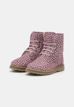 Friboo Niños LEATHER - Botines Con Cordones - Mauve -VivaEstilo Ventas 6765156c5adf49389189f39248b0b460