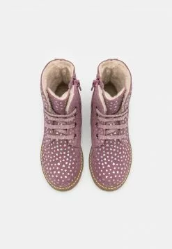 Friboo Niños LEATHER - Botines Con Cordones - Mauve -VivaEstilo Ventas 7640c672b7aa466a9758f6d2019c1bce