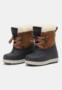 Friboo Niños LEATHER UNISEX - Botas Para La Nieve - Cognac -VivaEstilo Ventas 880f0e6c00174793914fec5ad9789e1d