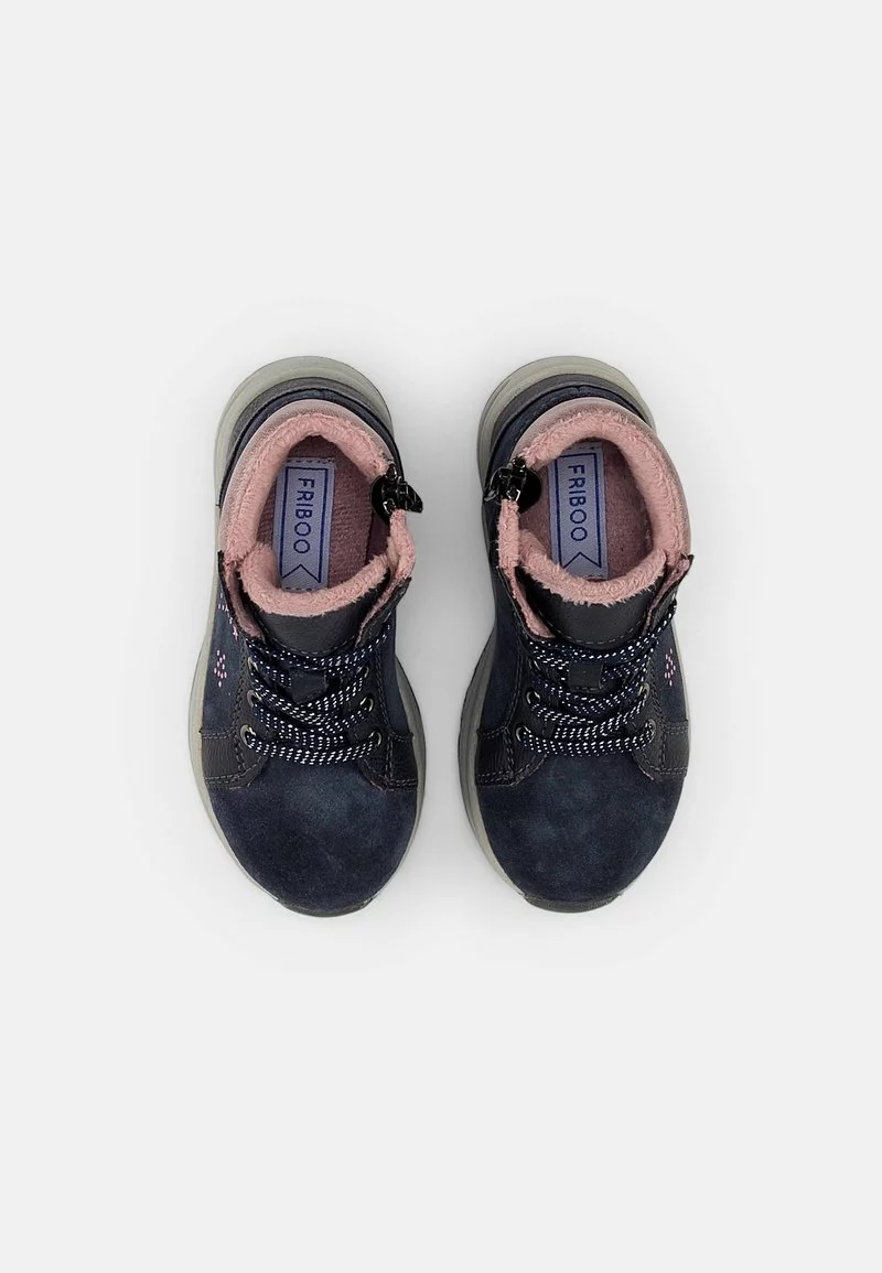 Friboo Niños LEATHER BOOTIES - Botines Con Cordones - Dark Grey 6 Friboo Niños LEATHER BOOTIES - Botines Con Cordones - Dark Grey - Imagen 4