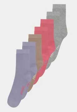 Friboo Niños 7 PACK - Calcetines - Grey/red/khaki