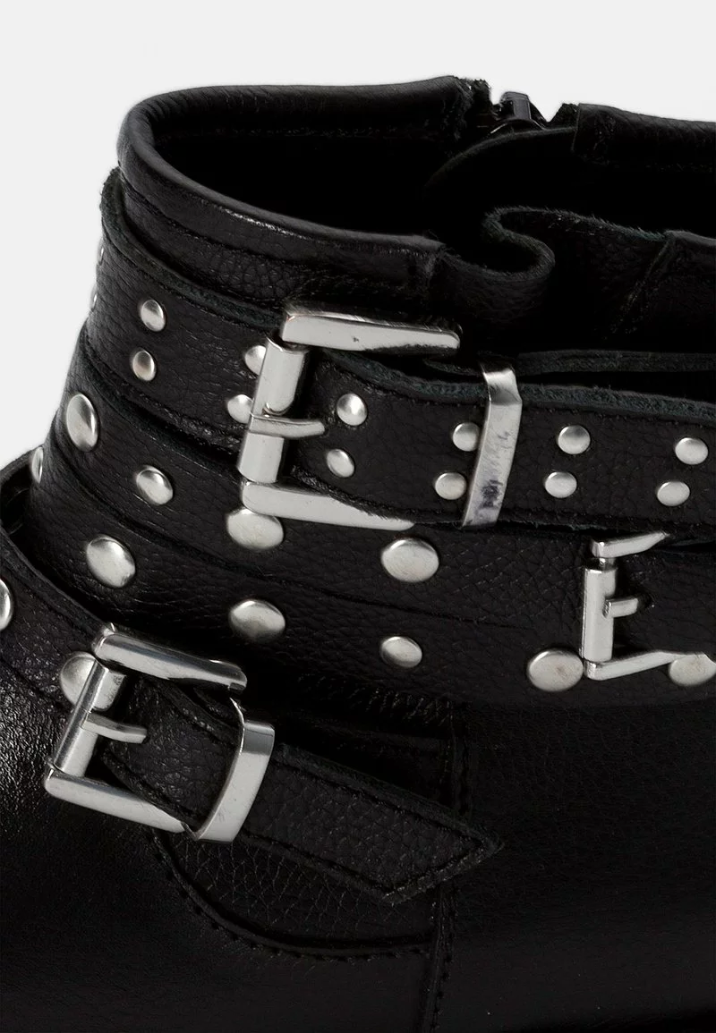 Friboo Niños LEATHER BOOTIES - Botines Camperos - Black 8 Friboo Niños LEATHER BOOTIES - Botines Camperos - Black - Imagen 6