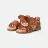Friboo Niños LEATHER SANDALS - Sandalias - Cognac