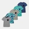 Friboo Niños POCKET TEE 5 PACK - Camiseta Estampada - Multi-coloured / Dark Blue/ Turquoise -VivaEstilo Ventas eb6c09917acc46d2938decf36c67a6ce